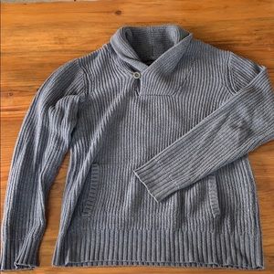 All Saints Mens Shawl neck sweater with pocket